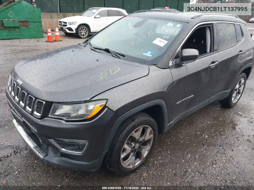 3C4NJDCB1LT137995 2020 Jeep Compass Limited 4X4