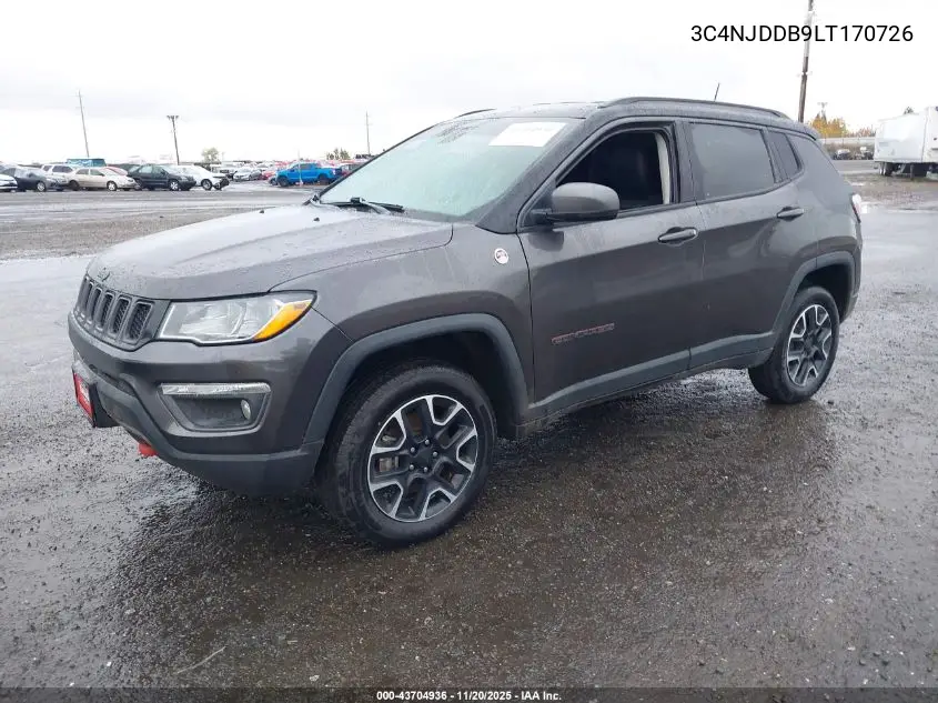3C4NJDDB9LT170726 2020 Jeep Compass Trailhawk 4X4