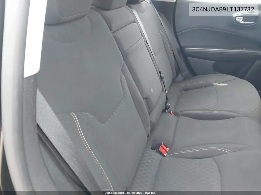 2020 Jeep Compass Sport 4X4 VIN: 3C4NJDAB9LT137732 Lot: 45385004