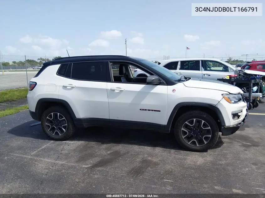 3C4NJDDB0LT166791 2020 Jeep Compass Trailhawk 4X4