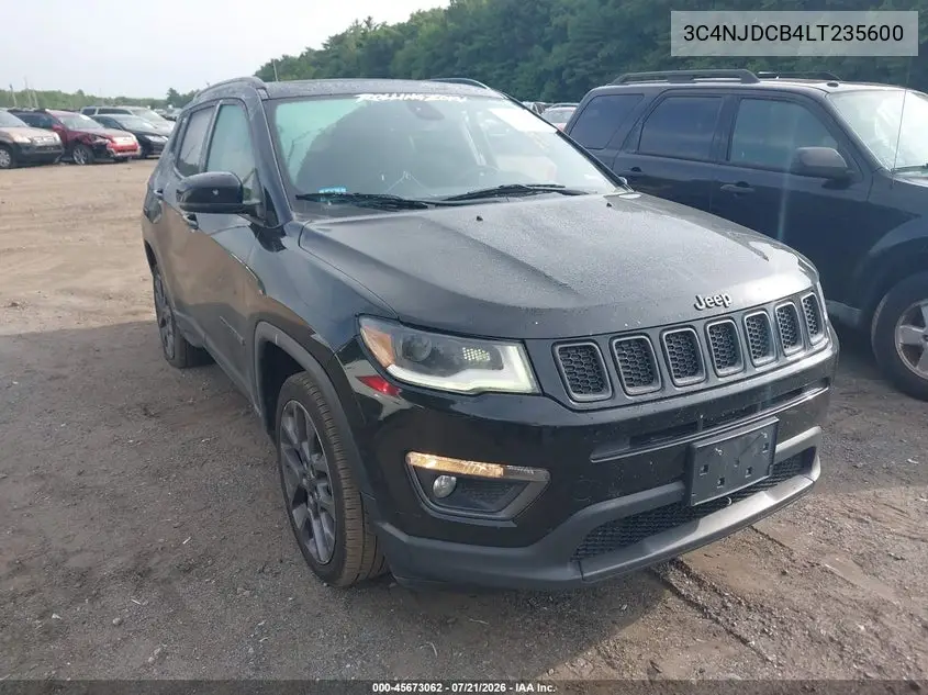 2020 Jeep Compass High Altitude 4X4 VIN: 3C4NJDCB4LT235600 Lot: 45673062