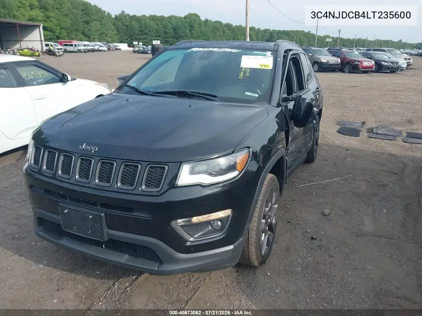 2020 Jeep Compass High Altitude 4X4 VIN: 3C4NJDCB4LT235600 Lot: 45673062