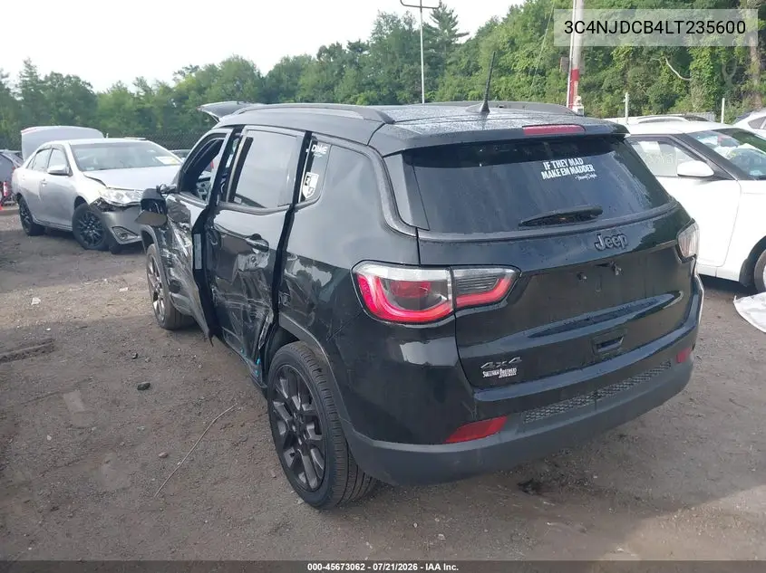 2020 Jeep Compass High Altitude 4X4 VIN: 3C4NJDCB4LT235600 Lot: 45673062