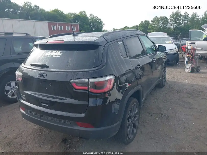 2020 Jeep Compass High Altitude 4X4 VIN: 3C4NJDCB4LT235600 Lot: 45673062