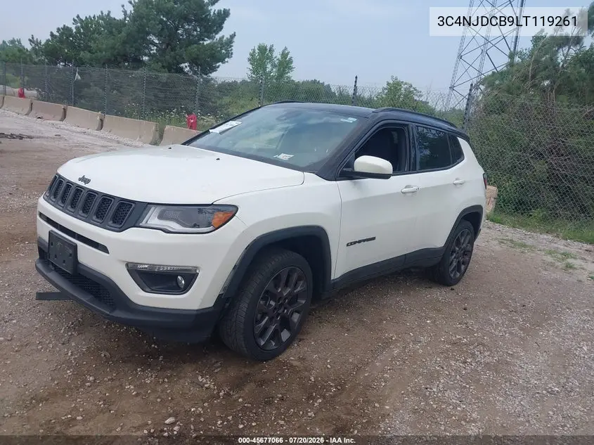 2020 Jeep Compass High Altitude 4X4 VIN: 3C4NJDCB9LT119261 Lot: 45677066