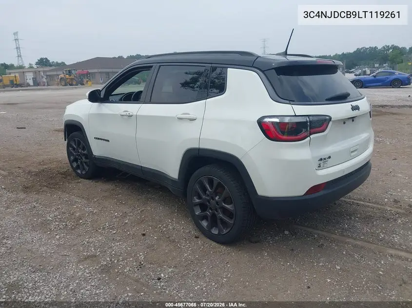 2020 Jeep Compass High Altitude 4X4 VIN: 3C4NJDCB9LT119261 Lot: 45677066