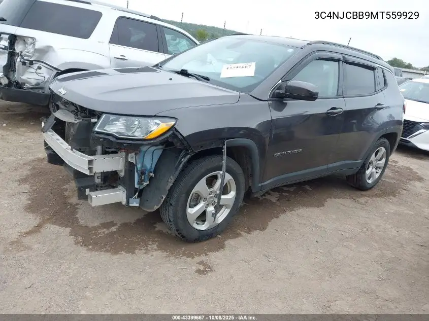 3C4NJCBB9MT559929 2021 Jeep Compass Latitude Fwd
