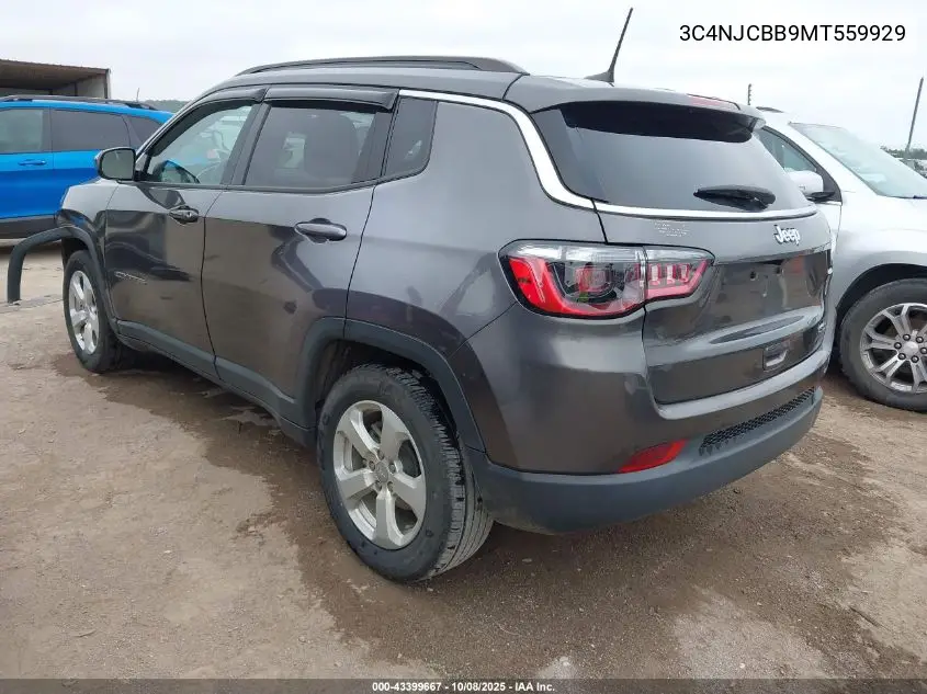 3C4NJCBB9MT559929 2021 Jeep Compass Latitude Fwd