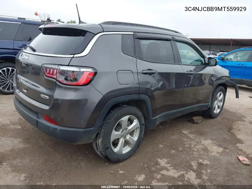 3C4NJCBB9MT559929 2021 Jeep Compass Latitude Fwd