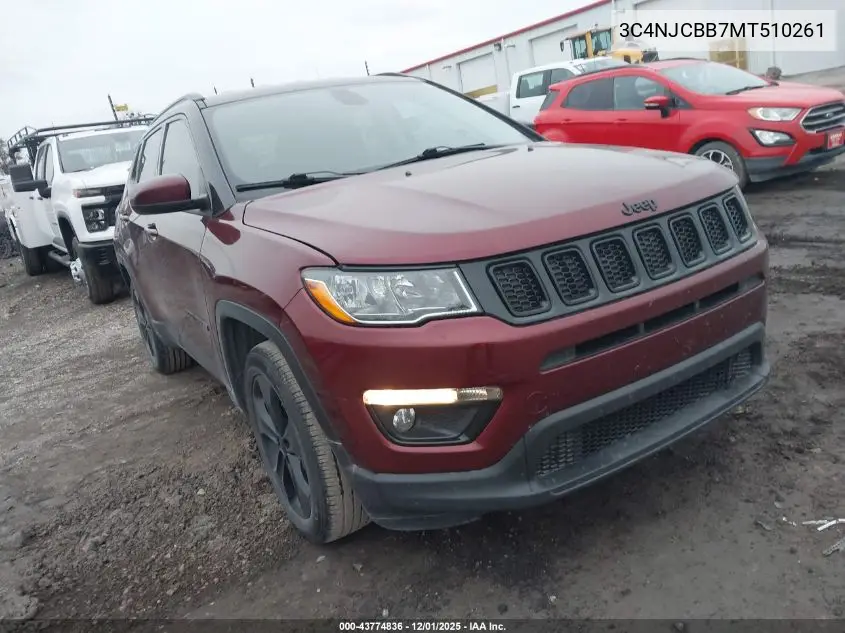 3C4NJCBB7MT510261 2021 Jeep Compass Altitude Fwd