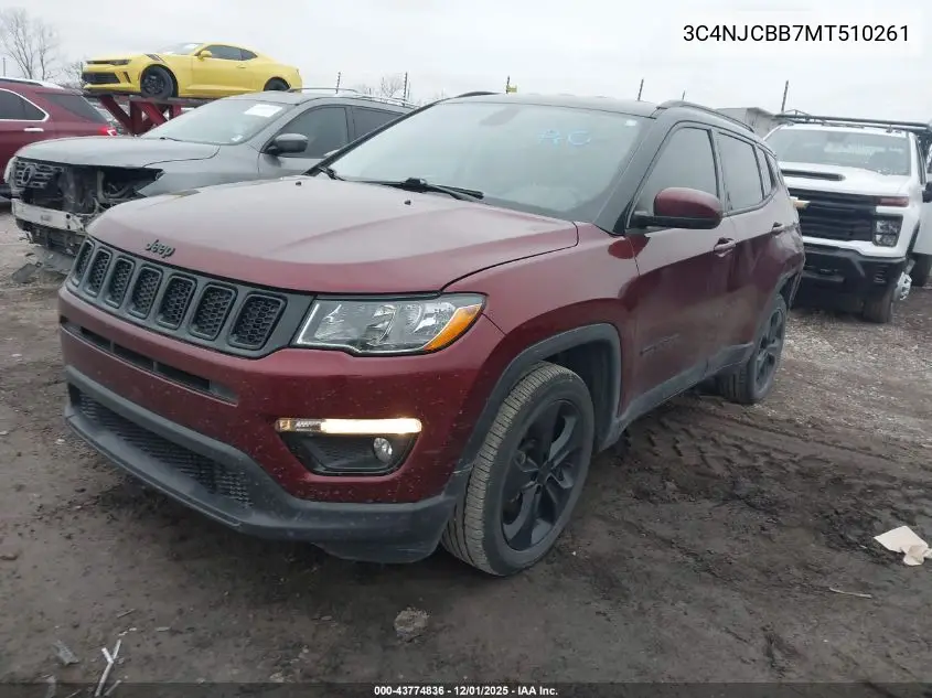 3C4NJCBB7MT510261 2021 Jeep Compass Altitude Fwd