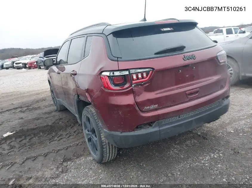 3C4NJCBB7MT510261 2021 Jeep Compass Altitude Fwd