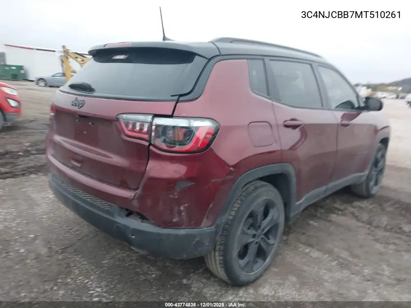 3C4NJCBB7MT510261 2021 Jeep Compass Altitude Fwd