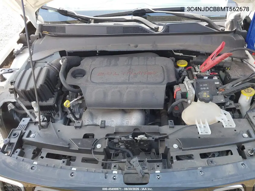 2021 Jeep Compass Limited 4X4 VIN: 3C4NJDCB8MT562678 Lot: 45498971