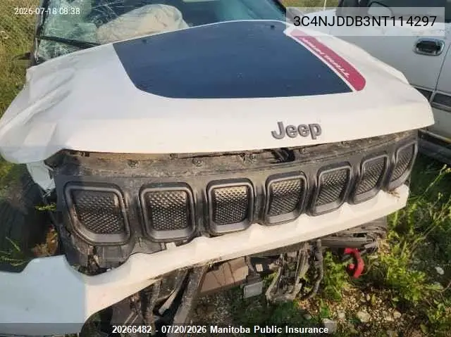 2022 Jeep Compass Trailhawk VIN: 3C4NJDDB3NT114297 Lot: 20266482