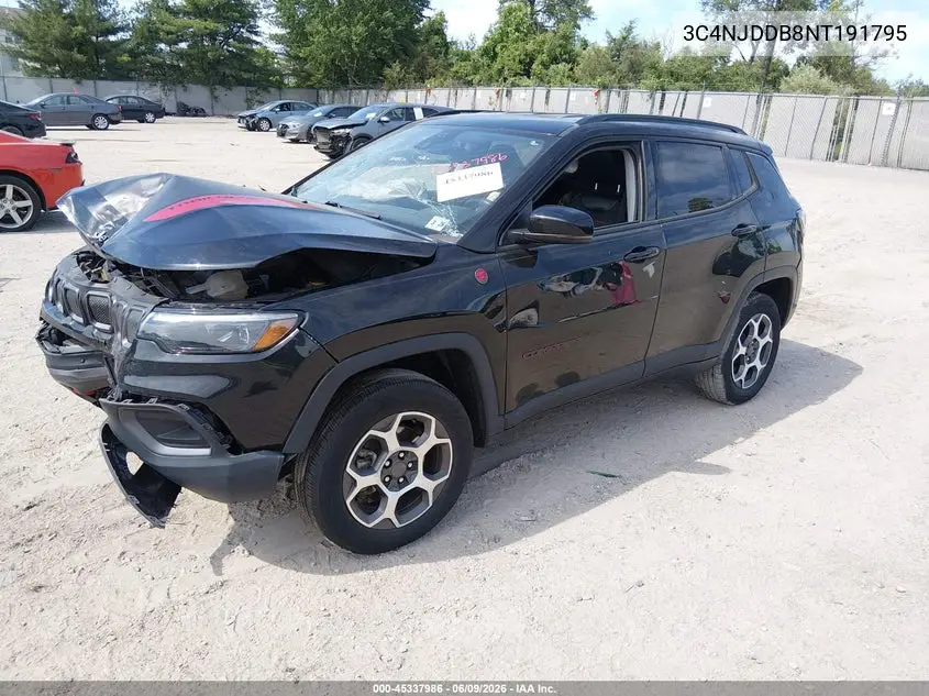 2022 Jeep Compass Trailhawk 4X4 VIN: 3C4NJDDB8NT191795 Lot: 45337986