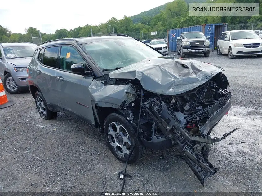 2022 Jeep Compass Trailhawk 4X4 VIN: 3C4NJDDB9NT235805 Lot: 45634320