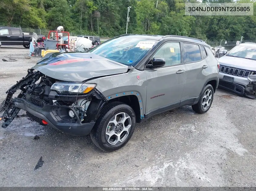 2022 Jeep Compass Trailhawk 4X4 VIN: 3C4NJDDB9NT235805 Lot: 45634320