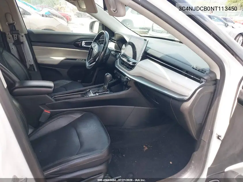 2022 Jeep Compass Limited 4X4 VIN: 3C4NJDCB0NT113450 Lot: 45683484