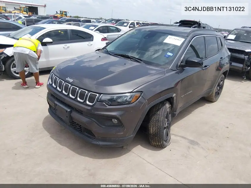 2022 Jeep Compass Latitude 4X4 VIN: 3C4NJDBB1NT131022 Lot: 45686533