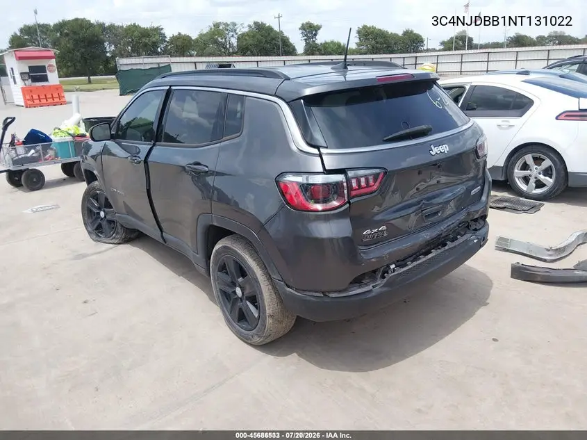 2022 Jeep Compass Latitude 4X4 VIN: 3C4NJDBB1NT131022 Lot: 45686533