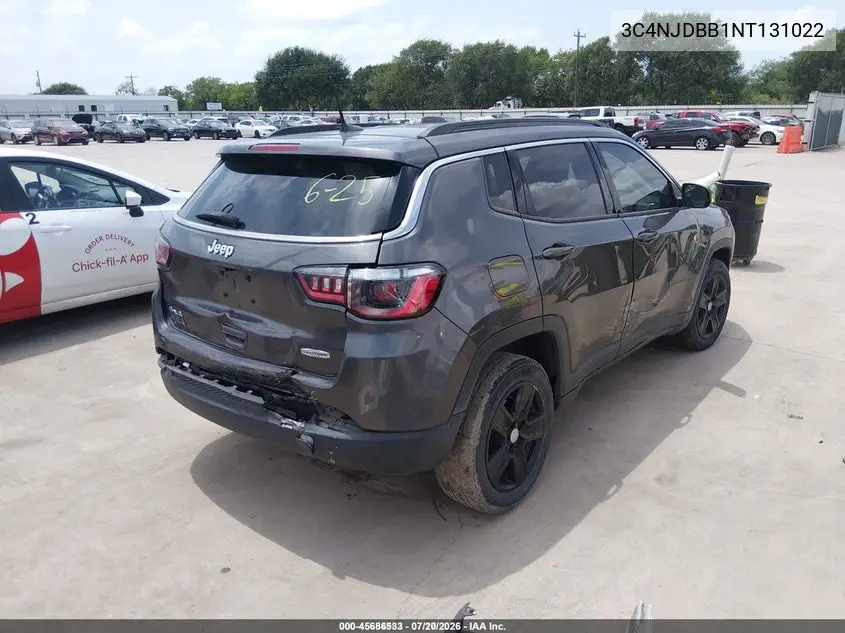 2022 Jeep Compass Latitude 4X4 VIN: 3C4NJDBB1NT131022 Lot: 45686533