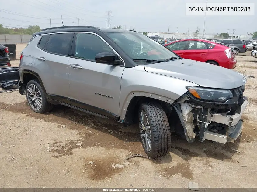2023 Jeep Compass Limited 4X4 VIN: 3C4NJDCN6PT500288 Lot: 45653948