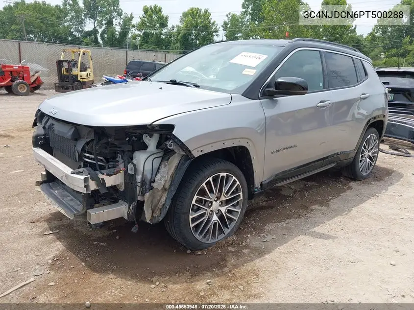 2023 Jeep Compass Limited 4X4 VIN: 3C4NJDCN6PT500288 Lot: 45653948