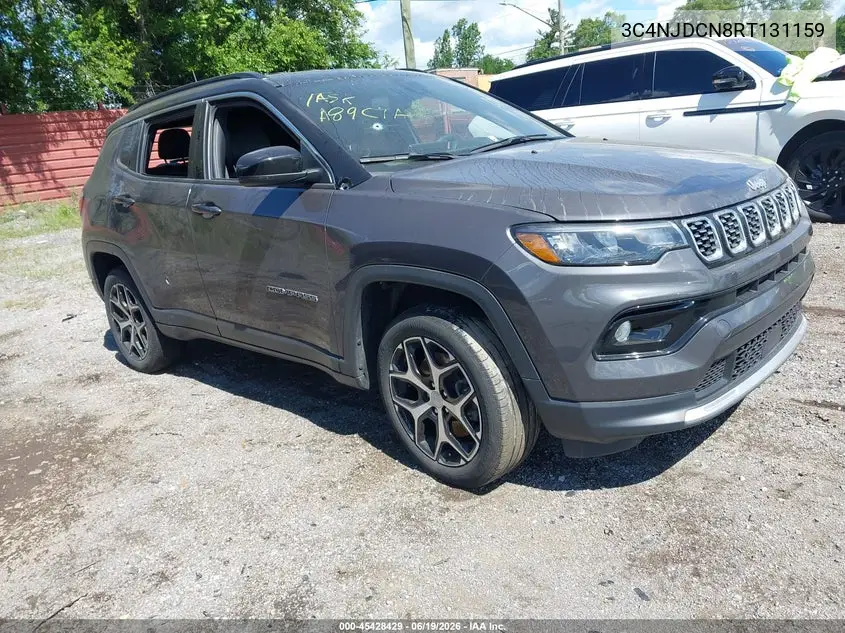 2024 Jeep Compass Limited 4X4 VIN: 3C4NJDCN8RT131159 Lot: 45428429