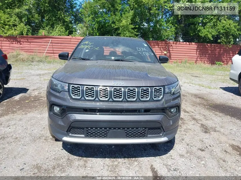 2024 Jeep Compass Limited 4X4 VIN: 3C4NJDCN8RT131159 Lot: 45428429