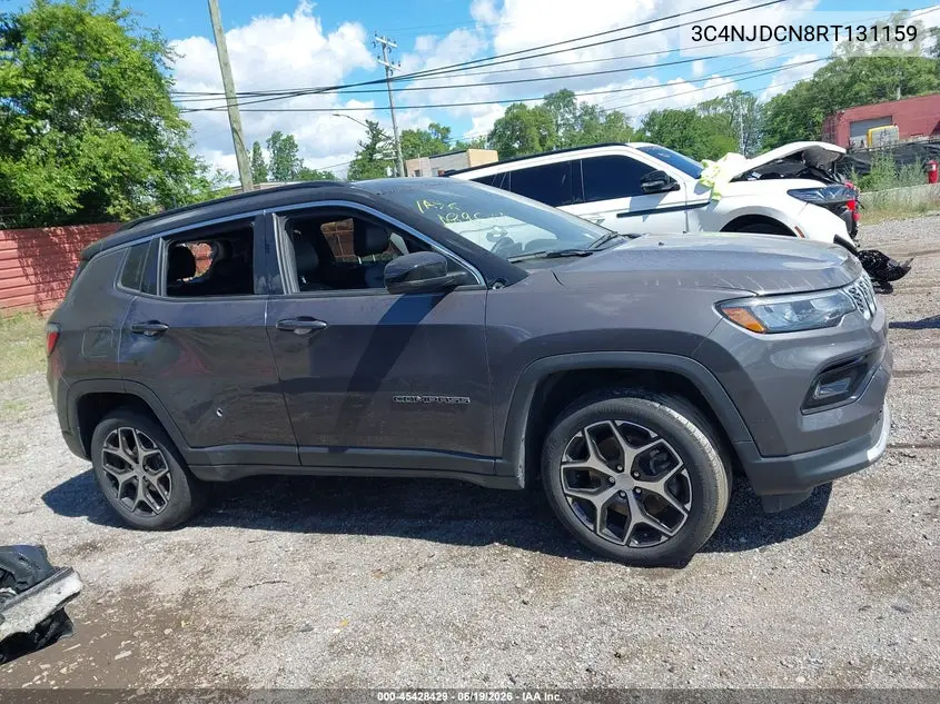 2024 Jeep Compass Limited 4X4 VIN: 3C4NJDCN8RT131159 Lot: 45428429