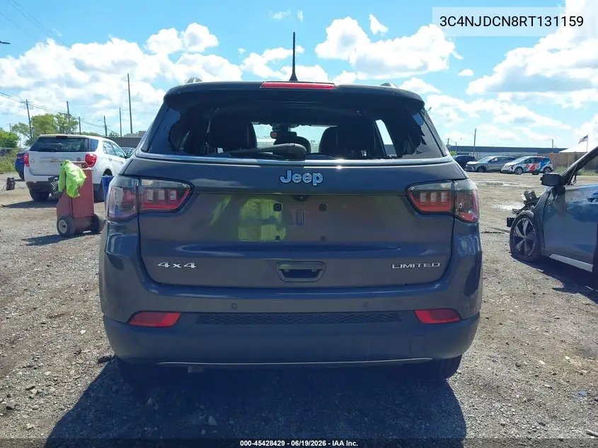 2024 Jeep Compass Limited 4X4 VIN: 3C4NJDCN8RT131159 Lot: 45428429