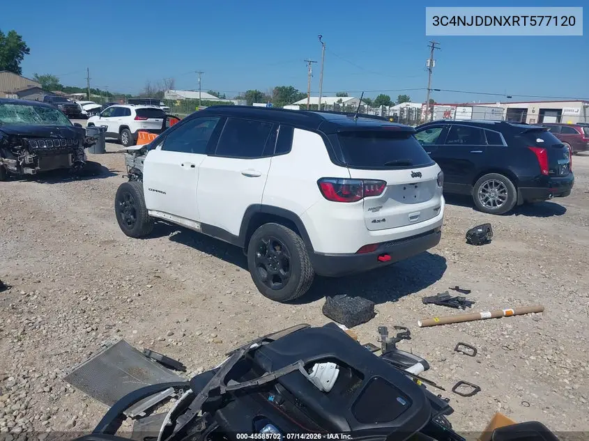 2024 Jeep Compass Trailhawk 4X4 VIN: 3C4NJDDNXRT577120 Lot: 45585702