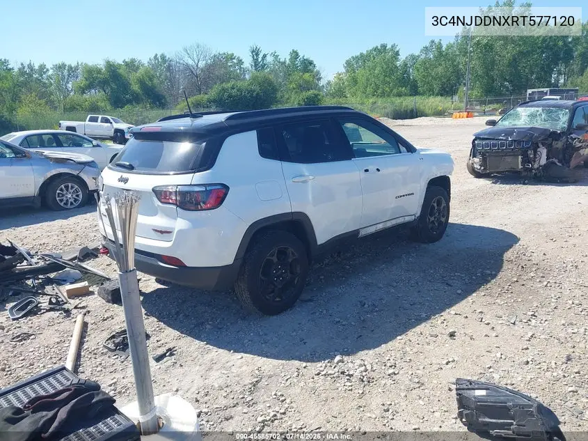 2024 Jeep Compass Trailhawk 4X4 VIN: 3C4NJDDNXRT577120 Lot: 45585702