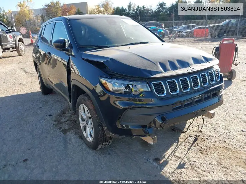 3C4NJDAN3ST503824 2025 Jeep Compass Sport 4X4