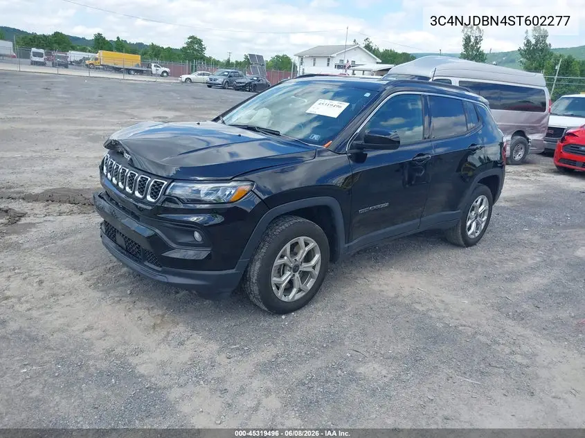 2025 Jeep Compass Latitude 4X4 VIN: 3C4NJDBN4ST602277 Lot: 45319496