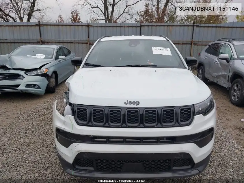 3C4NJDBNXTT151146 2026 Jeep Compass Latitude