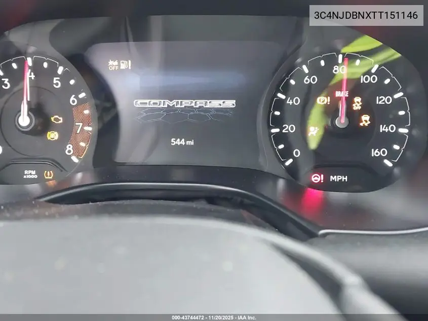 3C4NJDBNXTT151146 2026 Jeep Compass Latitude