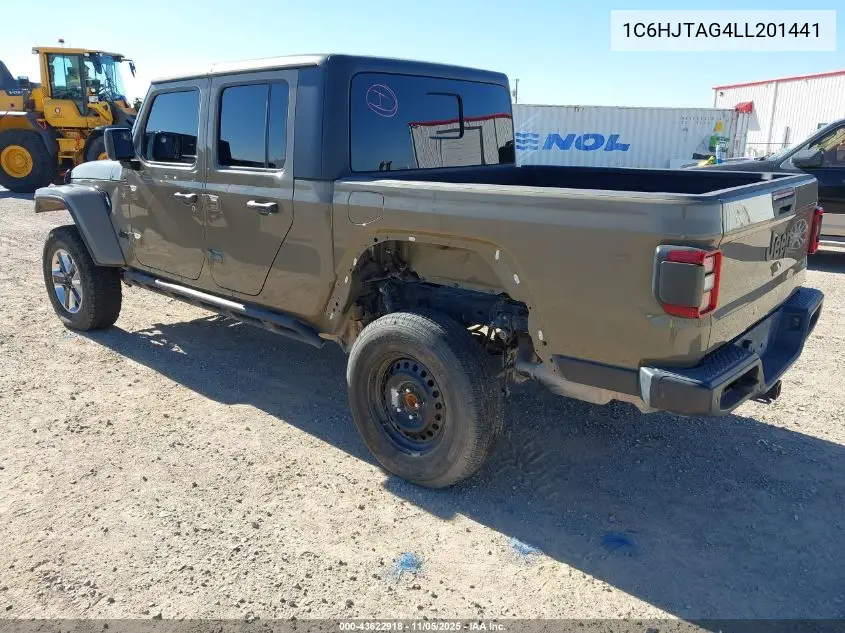 1C6HJTAG4LL201441 2020 Jeep Gladiator Sport S 4X4