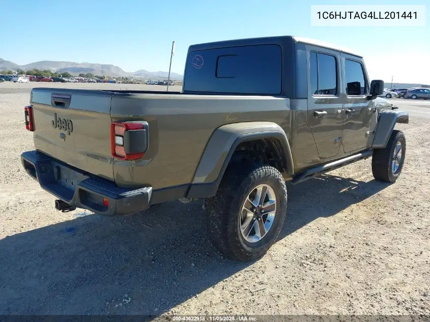 1C6HJTAG4LL201441 2020 Jeep Gladiator Sport S 4X4