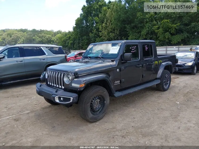 2020 Jeep Gladiator Overland 4X4 VIN: 1C6HJTFG1LL157469 Lot: 45147167