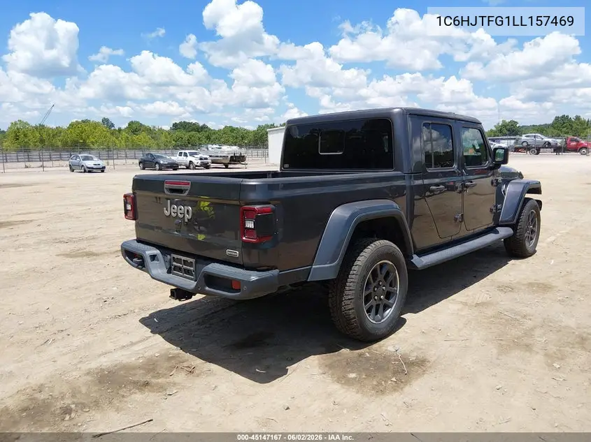 2020 Jeep Gladiator Overland 4X4 VIN: 1C6HJTFG1LL157469 Lot: 45147167