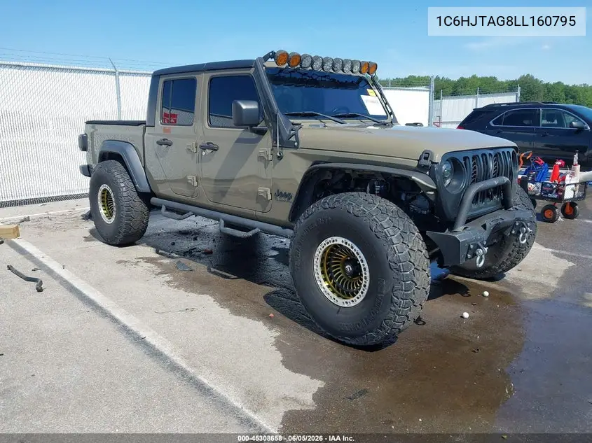 2020 Jeep Gladiator Sport S 4X4 VIN: 1C6HJTAG8LL160795 Lot: 45308658
