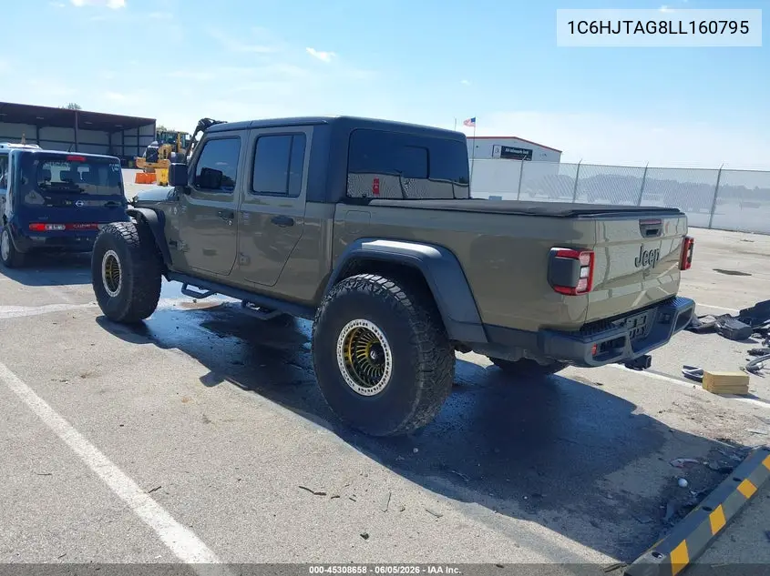 2020 Jeep Gladiator Sport S 4X4 VIN: 1C6HJTAG8LL160795 Lot: 45308658