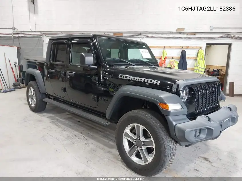 2020 Jeep Gladiator Sport S 4X4 VIN: 1C6HJTAG2LL182386 Lot: 45339988