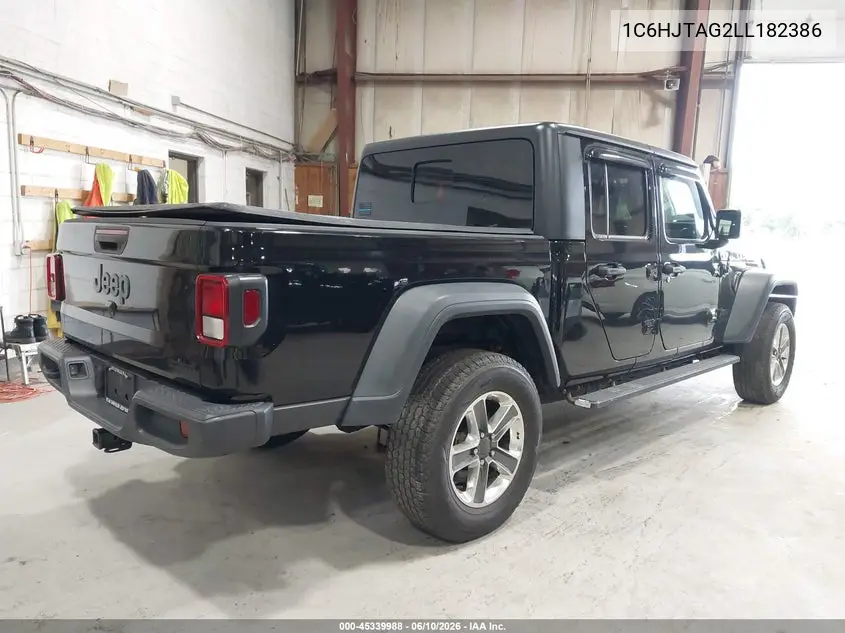 2020 Jeep Gladiator Sport S 4X4 VIN: 1C6HJTAG2LL182386 Lot: 45339988