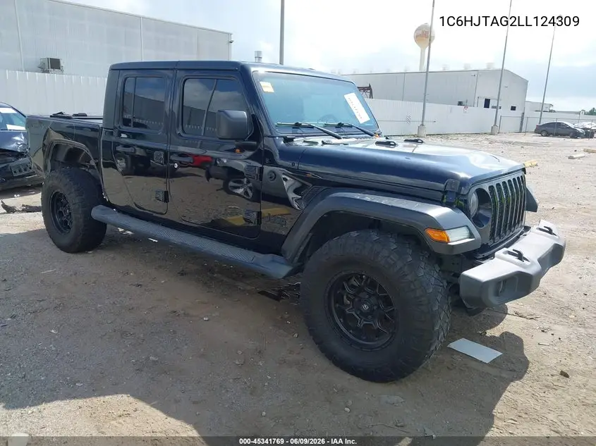 2020 Jeep Gladiator Sport S 4X4 VIN: 1C6HJTAG2LL124309 Lot: 45341769