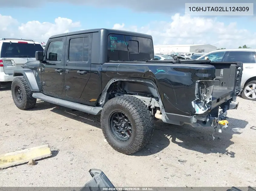 2020 Jeep Gladiator Sport S 4X4 VIN: 1C6HJTAG2LL124309 Lot: 45341769
