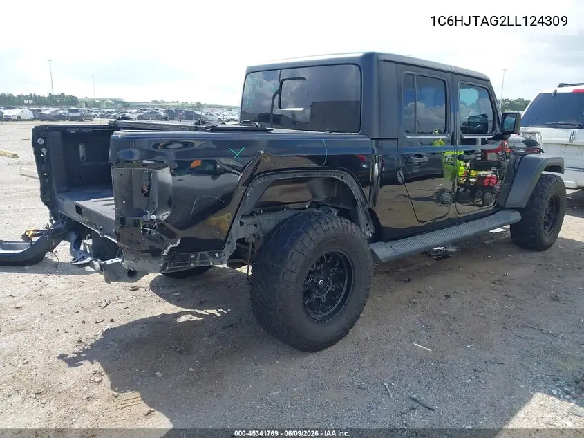 2020 Jeep Gladiator Sport S 4X4 VIN: 1C6HJTAG2LL124309 Lot: 45341769