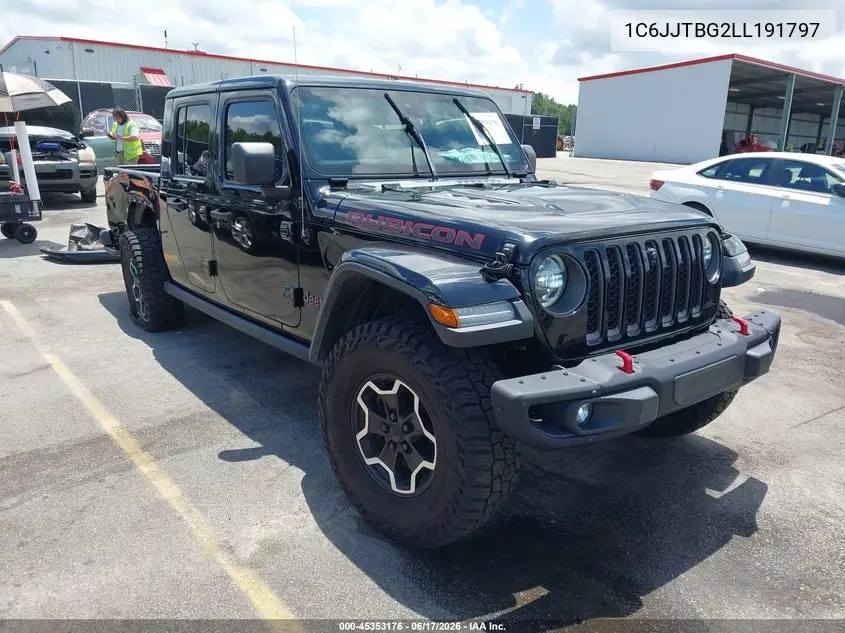 2020 Jeep Gladiator Rubicon 4X4 VIN: 1C6JJTBG2LL191797 Lot: 45353176